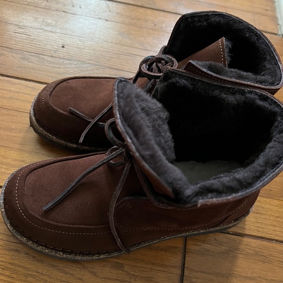 BIRKENSTOCK NWOT Bakki Suede Shoes Ankle Boots Women's Warm Sherling 36 5.5 - Picture 5 of 10